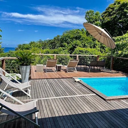 Case Coco Pointe Batterie. Piscine, Vue Mer, 4 P. Deshaies Εξωτερικό φωτογραφία
